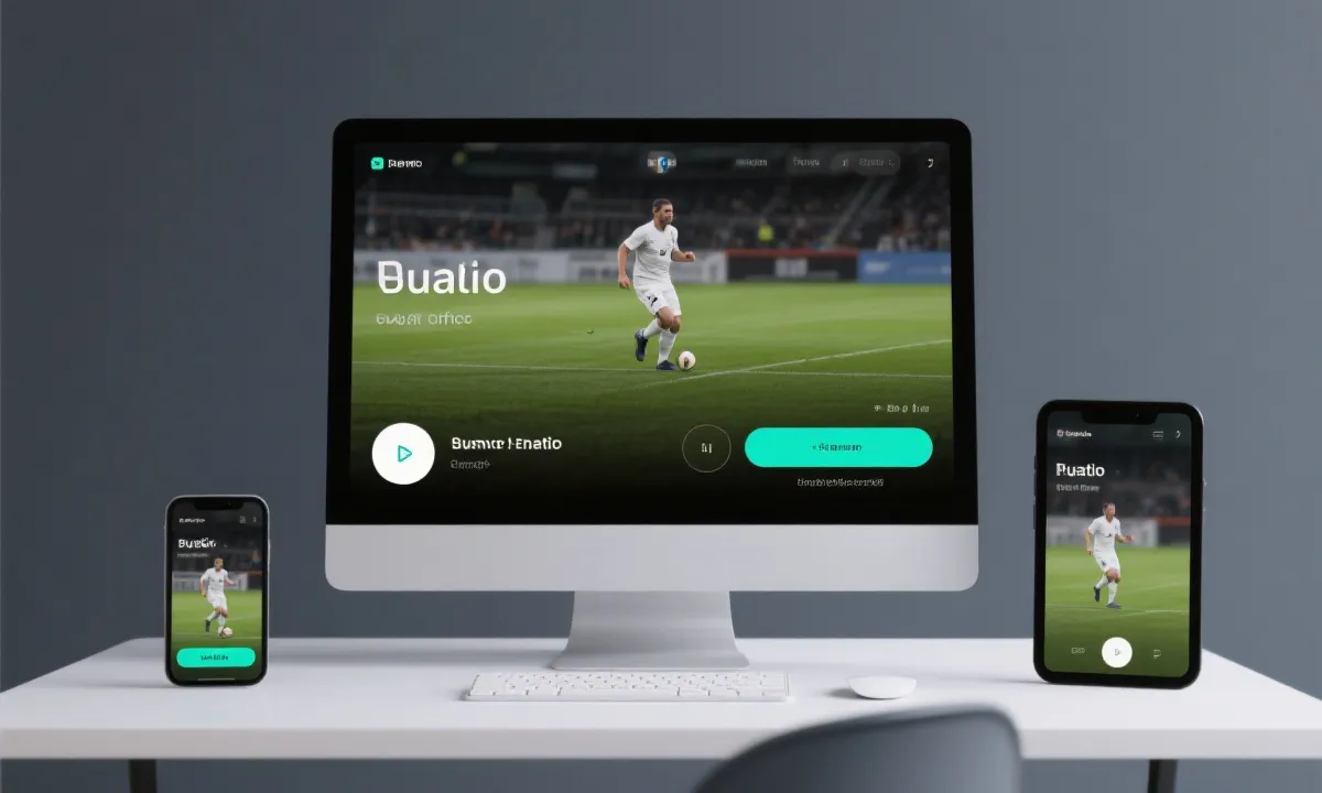 中文解说多端收听示意